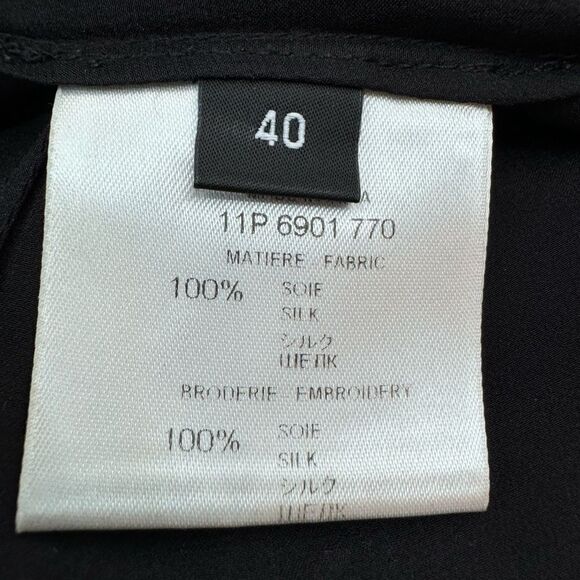 Givenchy Silk Sleeveless Ruffle Blouse (EU 40/US 8) - Picture 13 of 13